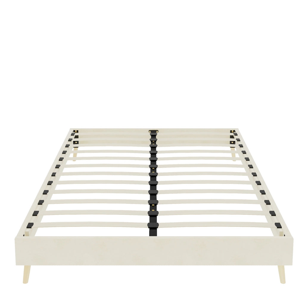 Struttura letto moderna 140x200 cm beige