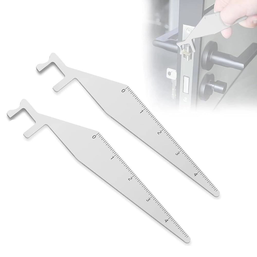 Set professionale di 2 strumenti per l'apertura di serrature, realizzati in acciaio elastico