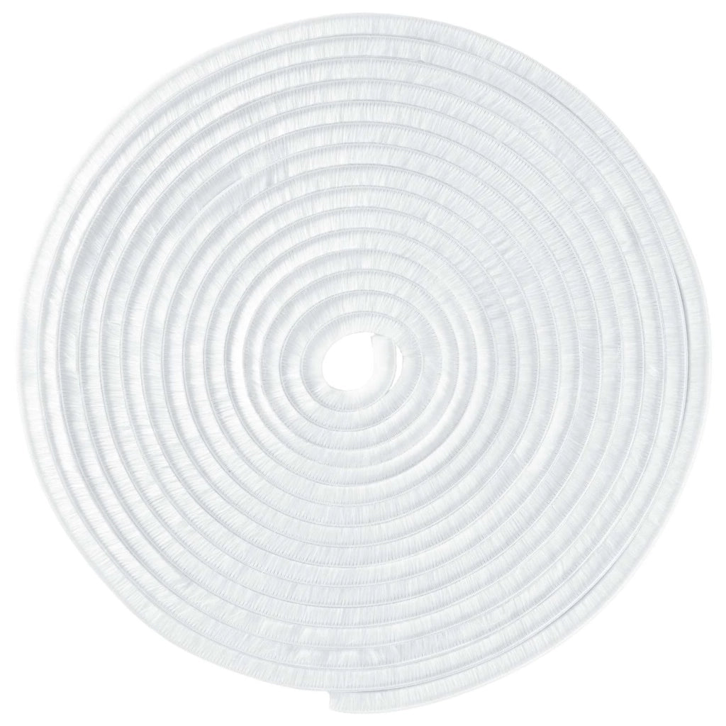 Guarnizione a spazzola autoadesiva 10 m PP Bianco 42045130