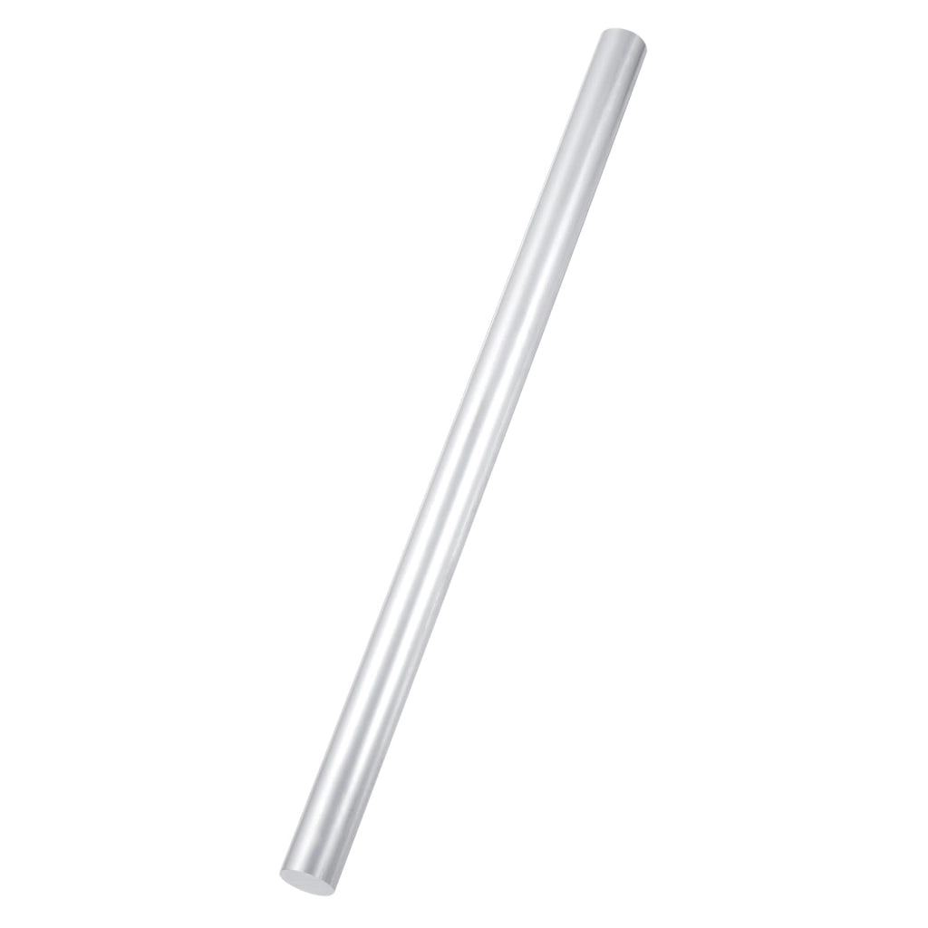 Barra rotonda in alluminio 6061, diametro 20 mm, lunghezza 407 mm, colore argento