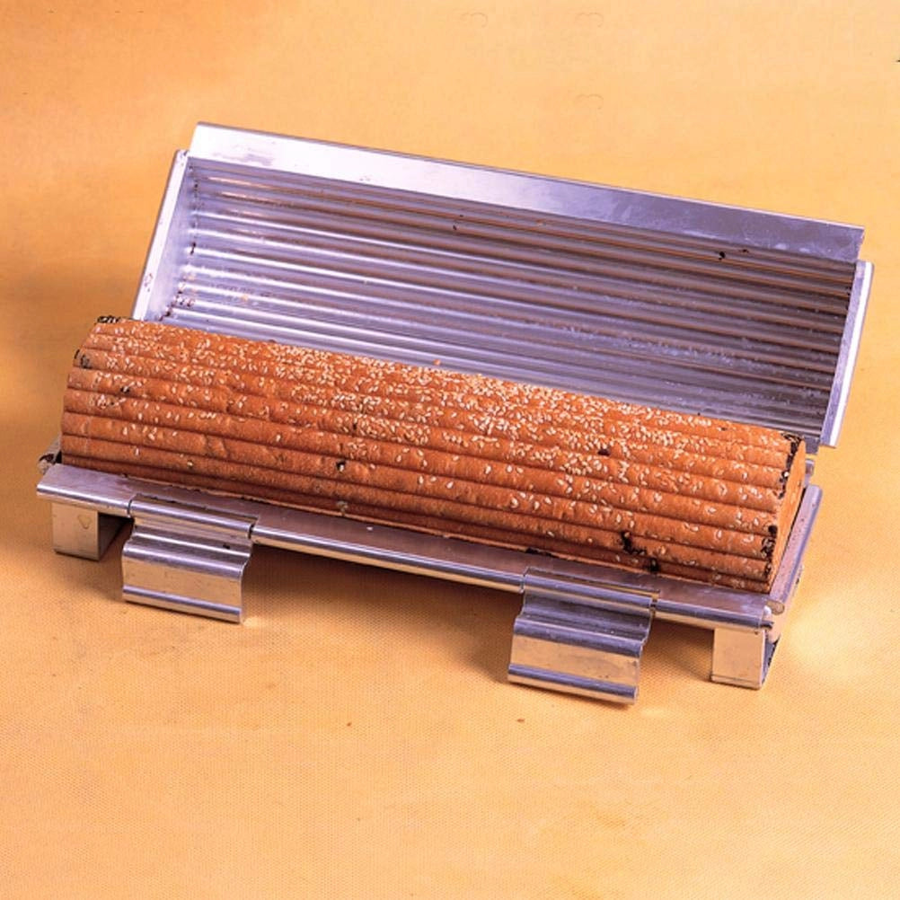 Teglia da forno, alluminio, antiaderente, 305x112x85 mm, argento