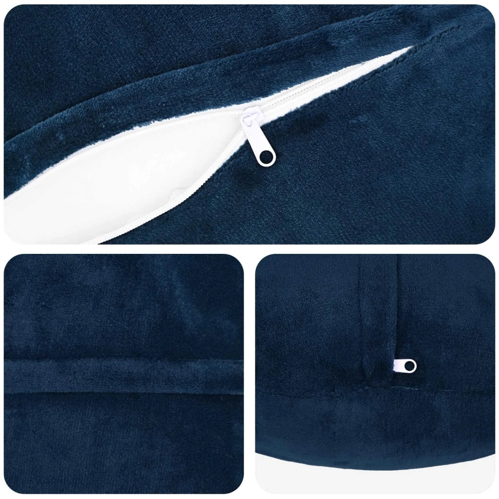 Federa 2 pz HEERLEN Blu navy Diam. 50 cm Flanella 922777