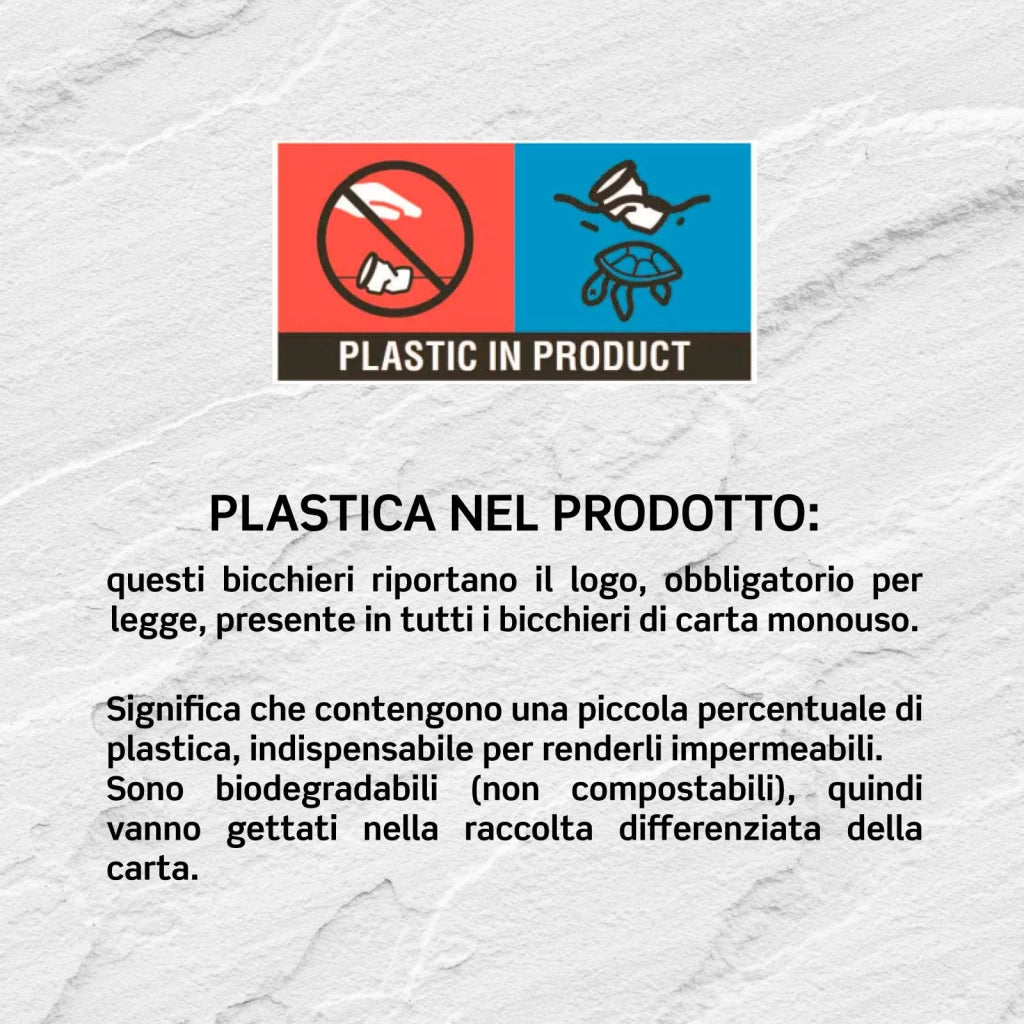Bicchieri monouso da 65 ml, confezione da 100 pezzi, biodegradabili, ecologici