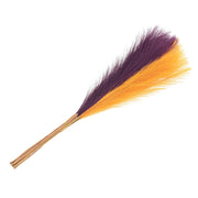 20 steli di erba di Pampas artificiale, altezza 55 cm, colore oro/viola scuro