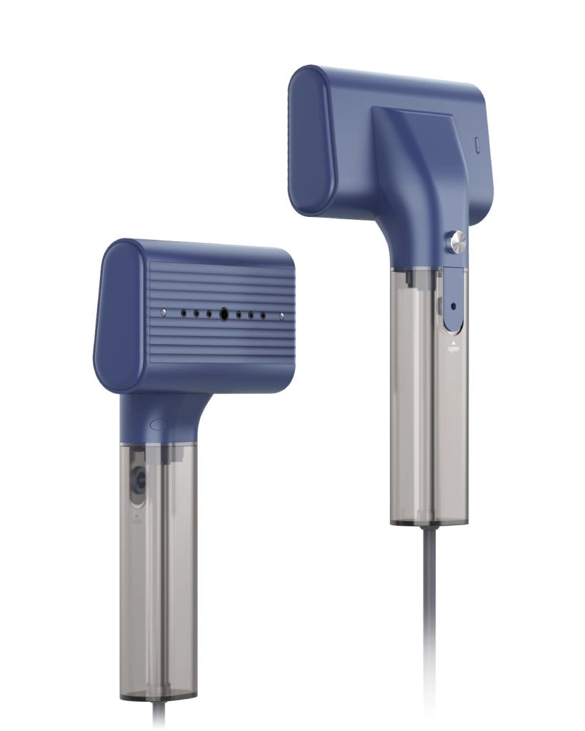 Ferro da stiro a vapore 2-in-1, 1200 W, 0,4 kg, portatile, da tavolo