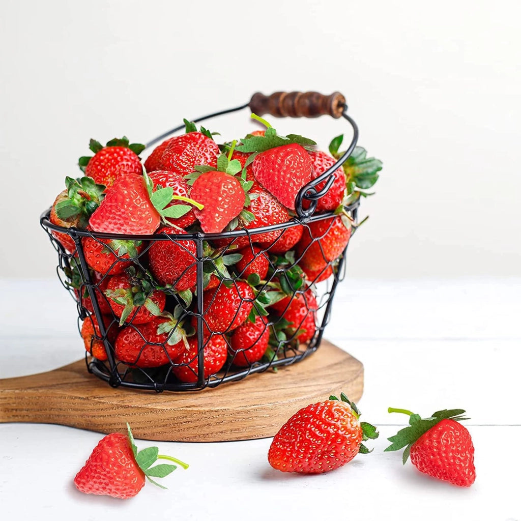 Fragole decorative, 20 pezzi, rosse, 3,2 cm, realizzate in plastica