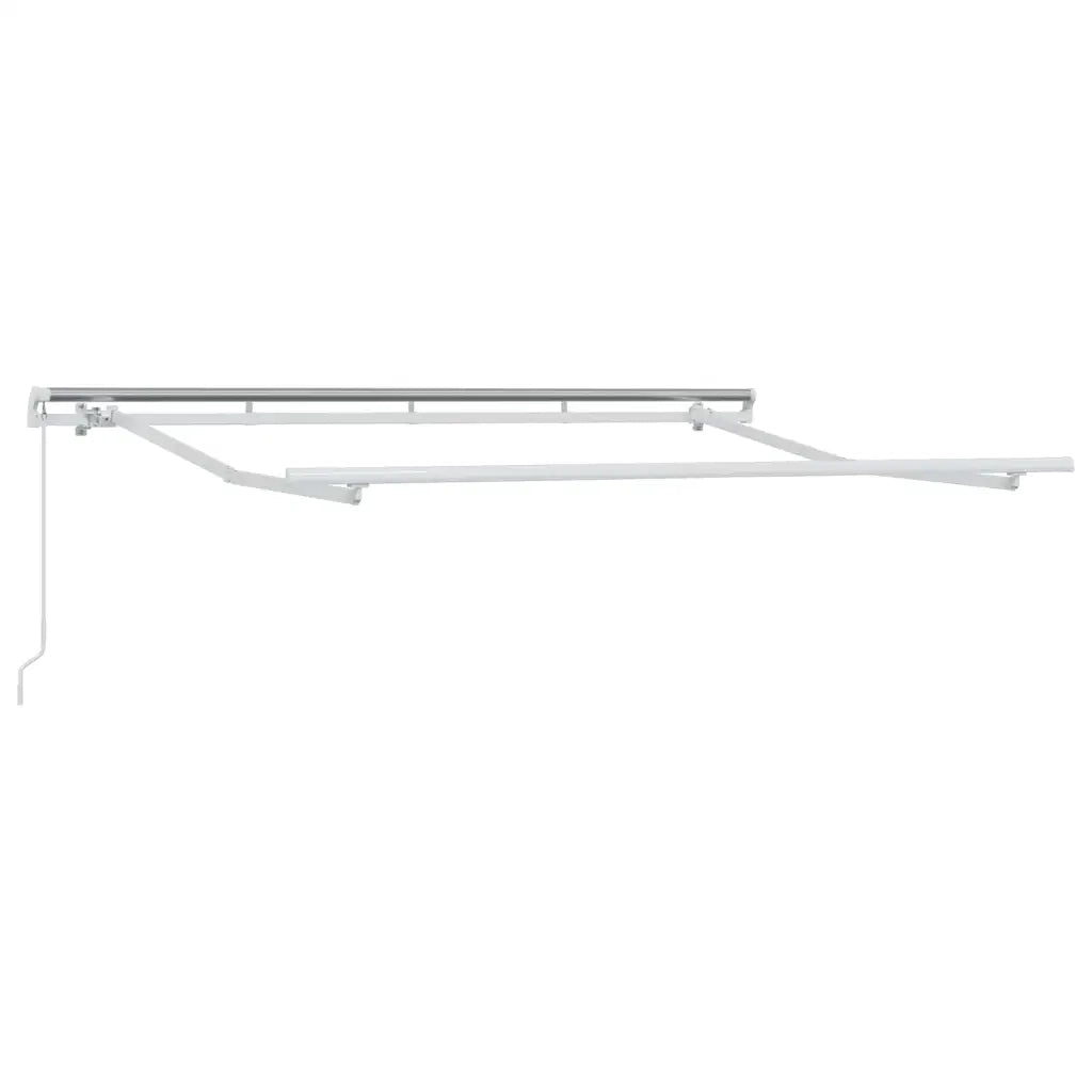 Tendone manuale 3,5 x 2 m Marrone 100% Poliestere 3329675