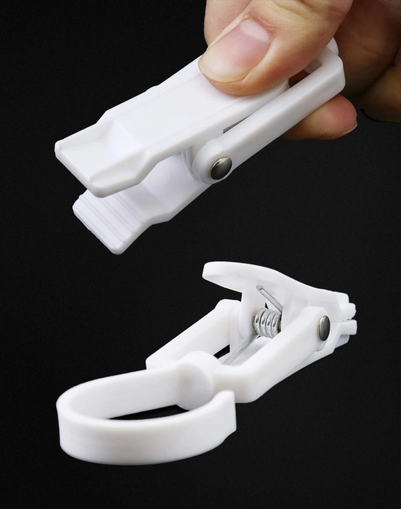 Confezione da 20 clip antiscivolo per appendini, clip per pantaloni, organizer per armadi