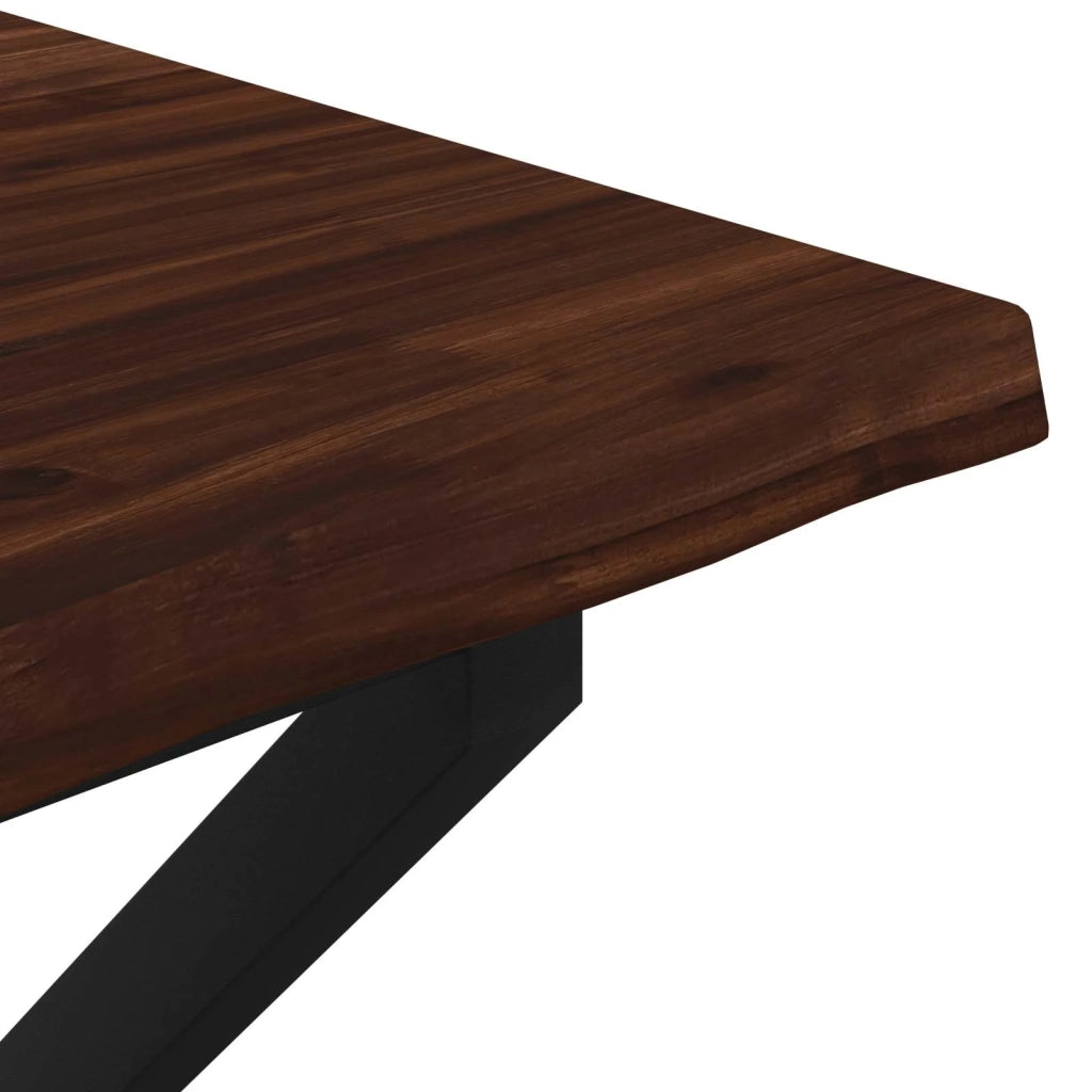 Tavolo da pranzo con bordo vivo 70 x 70 x 75 cm 938668