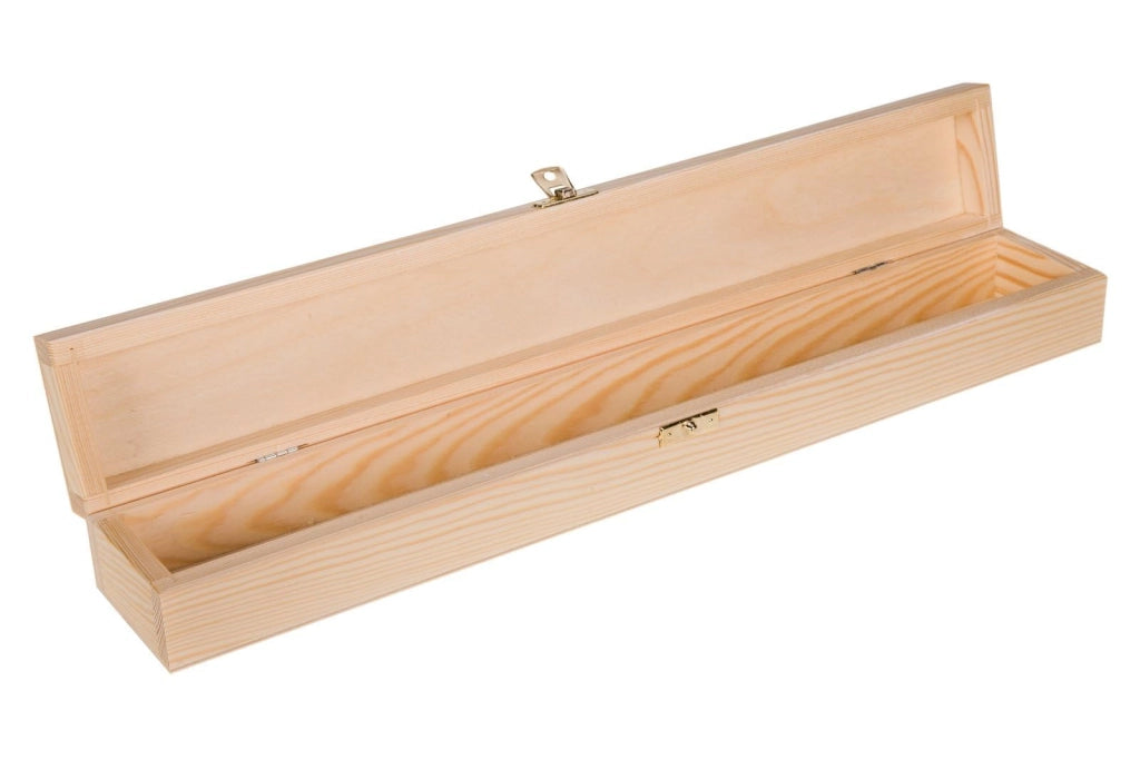 Contenitore in legno per candele, dimensioni 48x7x5,5 cm