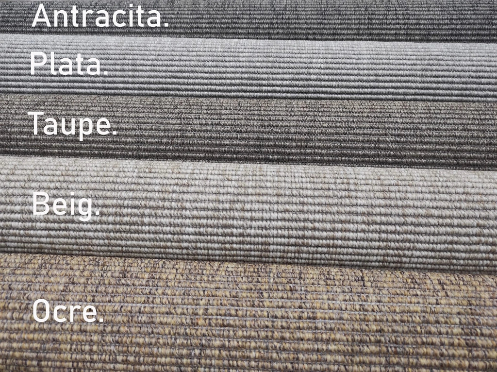 Tappeto per corridoio, 70x400 cm, color antracite, in polipropilene, lavabile