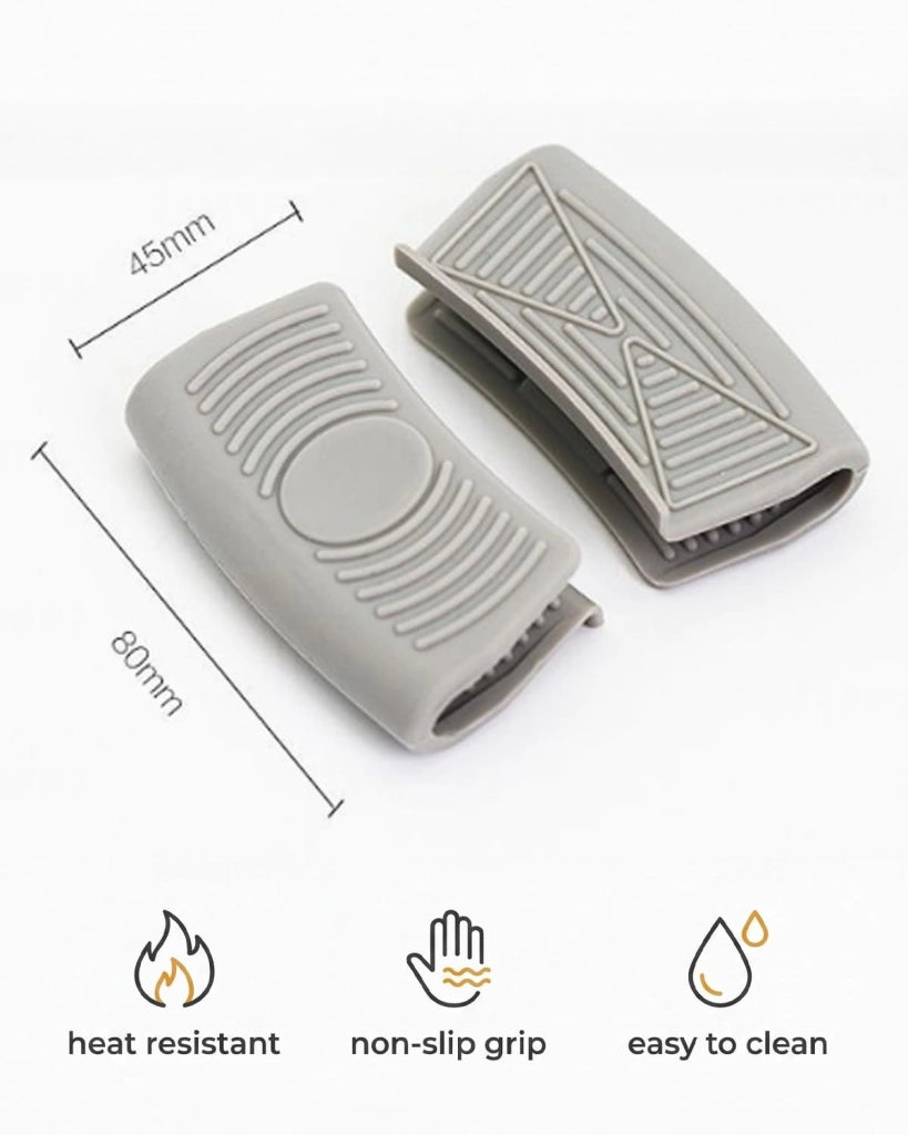 Set di presine in silicone (2 pezzi) – Protezione per le mani resistente al calore