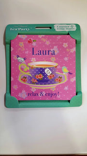 Sottobicchieri in sughero con magnete, forma rettangolare, dimensioni 11,2 x 12,6 cm