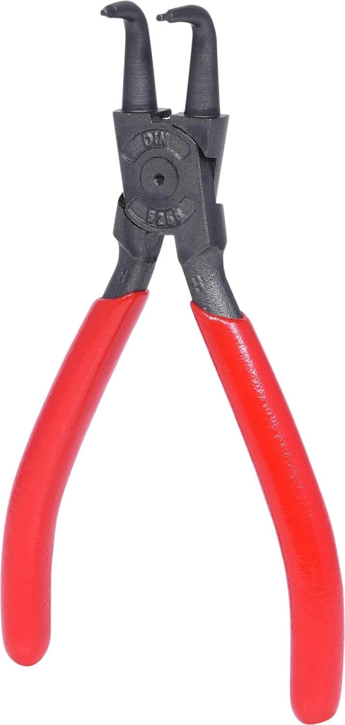 Pinza per anelli di sicurezza interni, curva, 12-25 mm