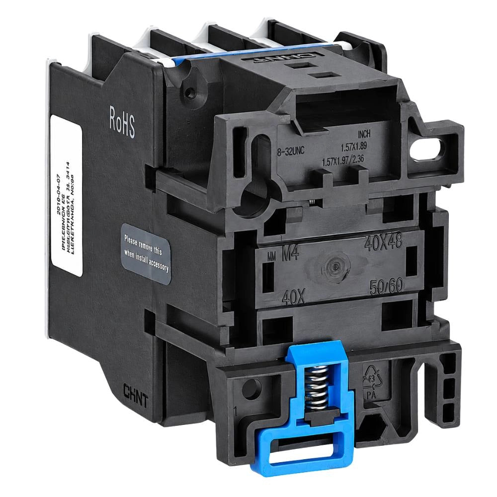 Chint 221971 nc1-32.01/400v contattore serie nc1 3p 32a 1nc 400vac iec/en 60947-4-1 50/60hz ip10 bobina in corrente a...