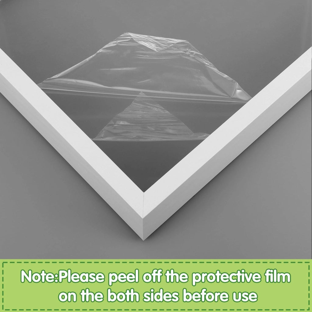 Cornice in 3D, formato A4 (20x29 cm), nera, per oggetti