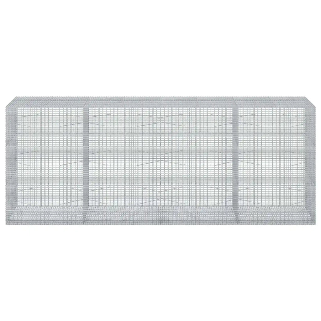 Gabione con Filo da 5 mm e Rete da 5x2,5 cm 400x100x150 cm 3463898