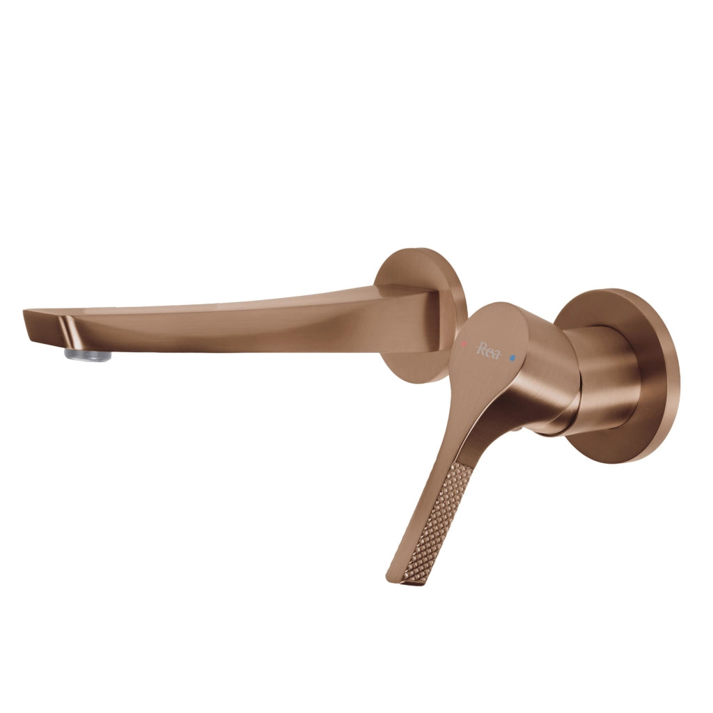 Miscelatore Lavabo Da Incasso Rea Vision Brush Copper + Box