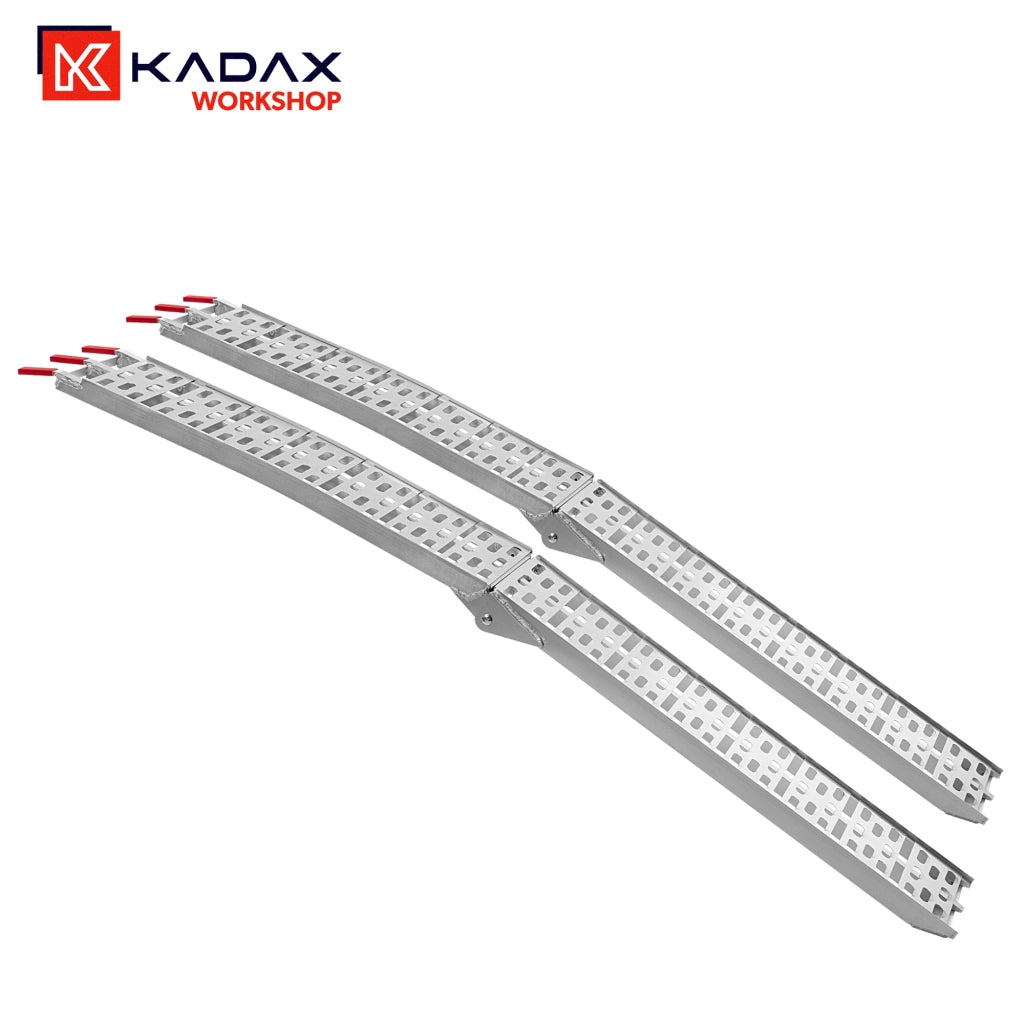 KADAX 2 rampe pieghevoli in alluminio per carico