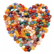 Miscela di pietre naturali "Trommelsteine", peso 500 g, colori assortiti, dimensioni 11-25 mm