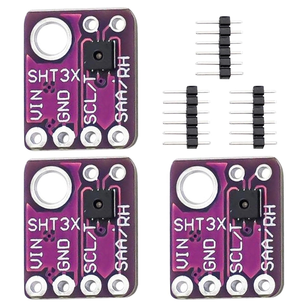 Sensore di umidità SHT31-D, confezione da 3, interfaccia I2C, compatibile con Arduino