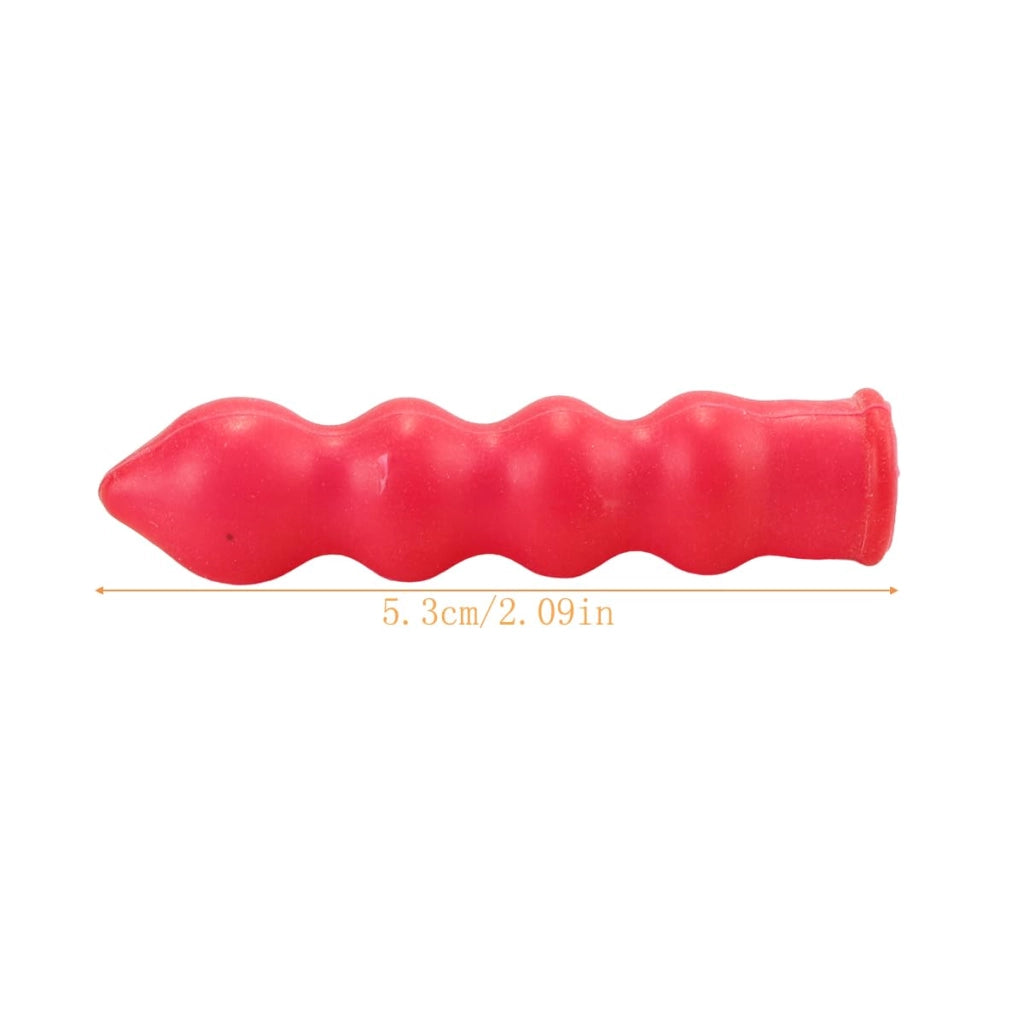 Tappi in gomma, 20 pezzi, rossi, 1,5 x 5 cm, riutilizzabili