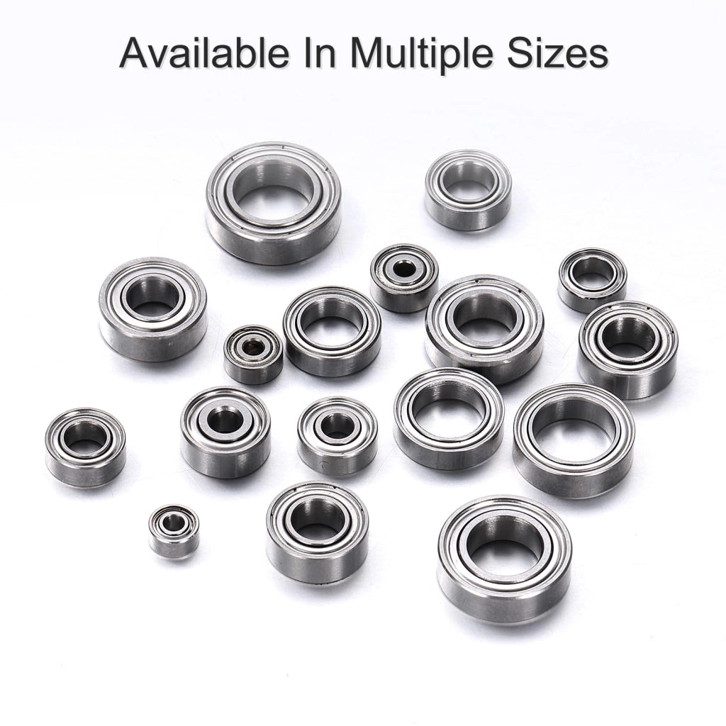 Cuscinetti a sfere radiali MR106ZZ, confezione da 10 pezzi, dimensioni 6x10x3 mm, acciaio cromato, precisione ABEC 5