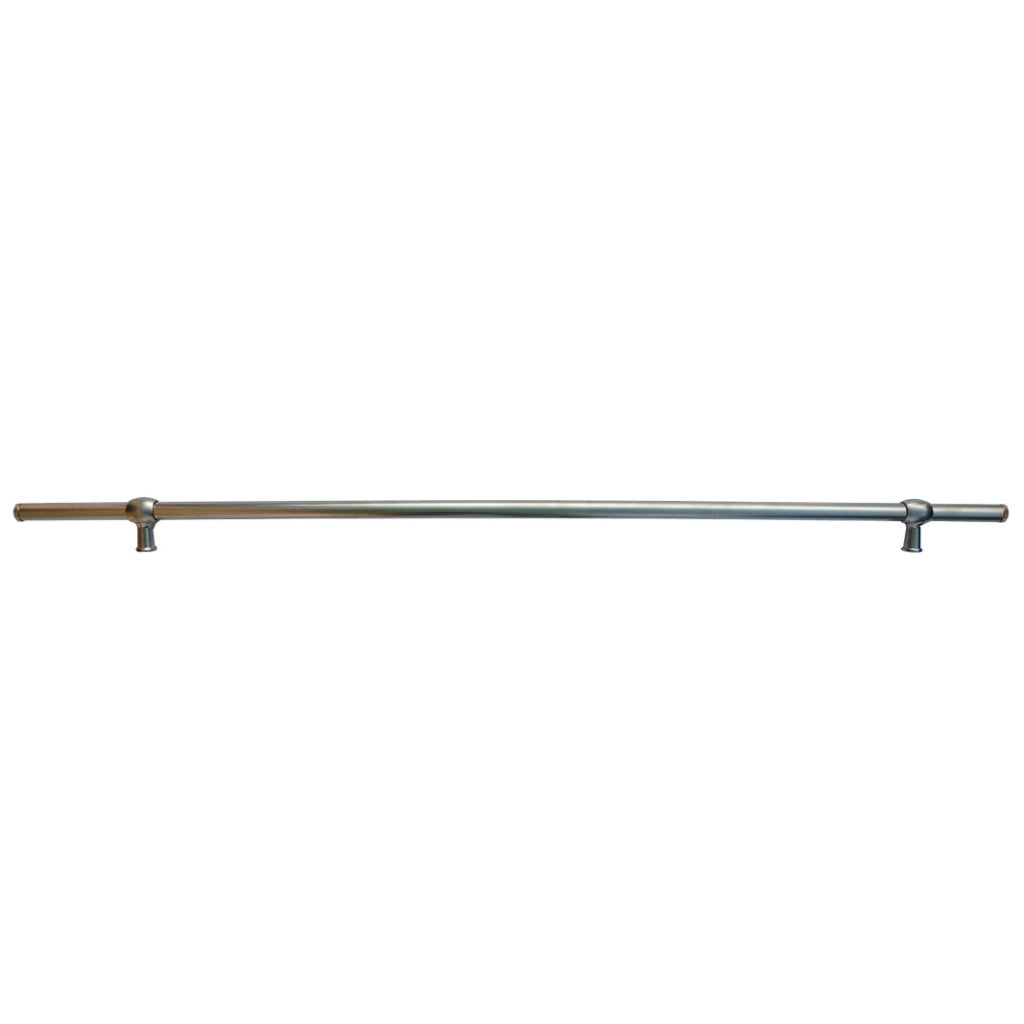 BARRA APPENDIMESTOLI IN KIT tubo finitura nickel satinato