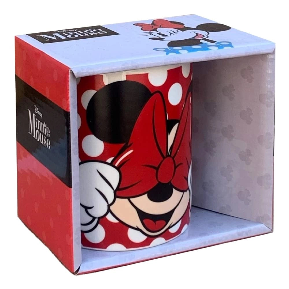 Tazza in Vetroceramica Minnie Mouse, capacità 350 ml, altezza 9,5 cm, diametro 7,5 cm