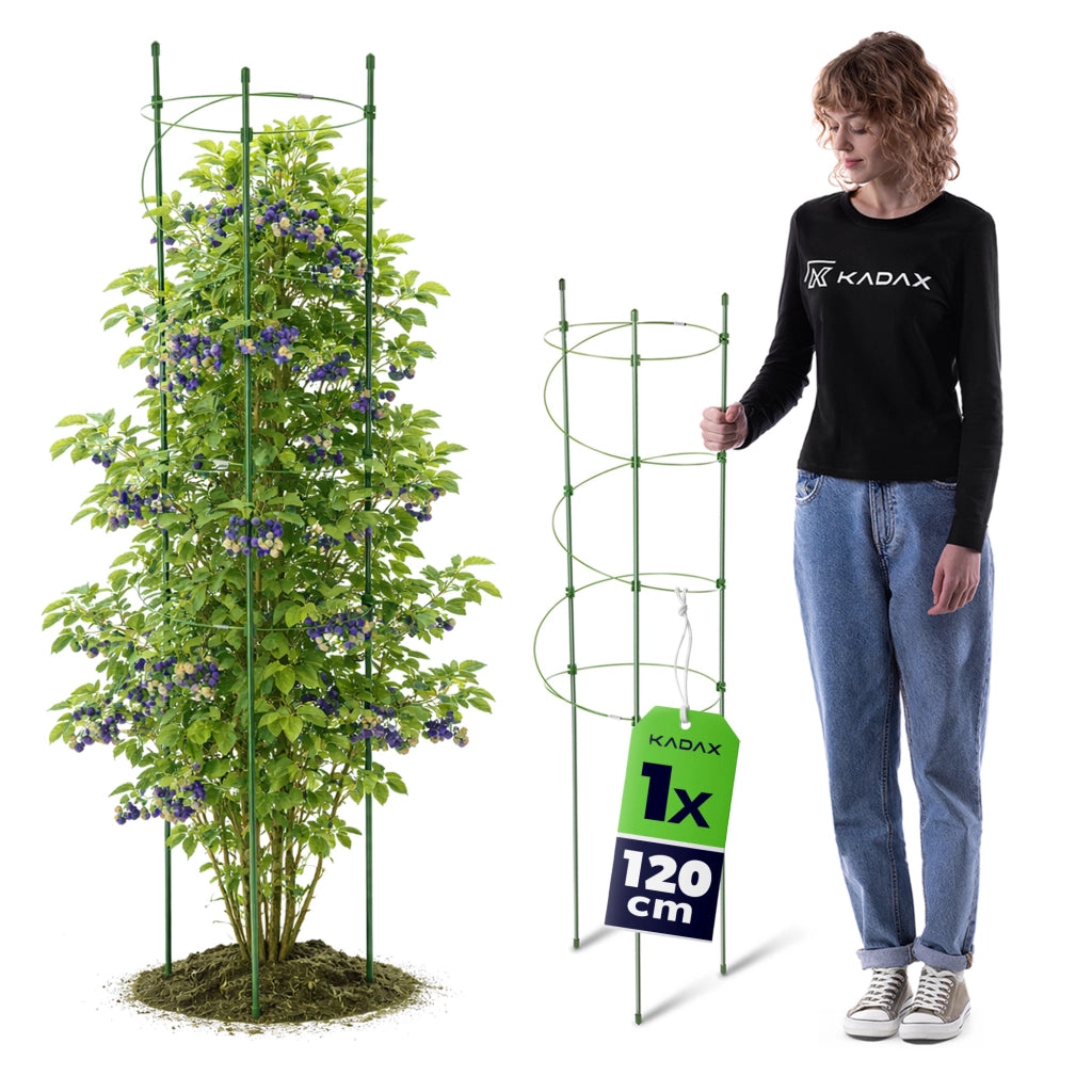 Supporto a spirale per piante KADAX 120 cm verde