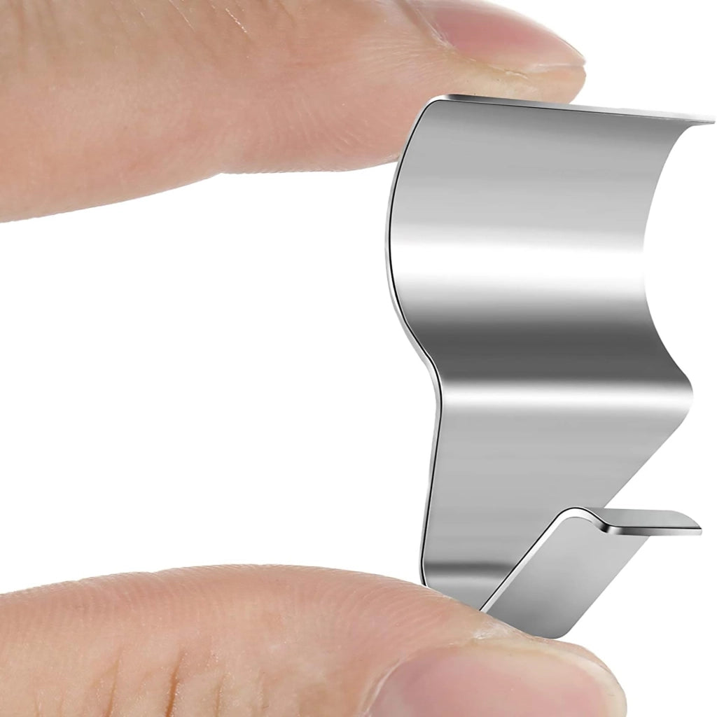 Ganci per facciate, 10 pezzi, in acciaio inossidabile, per rivestimenti in vinile orizzontali