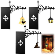 Set di lanterne a tema Halloween, composto da 3 pezzi, ideale per librerie e decorazioni