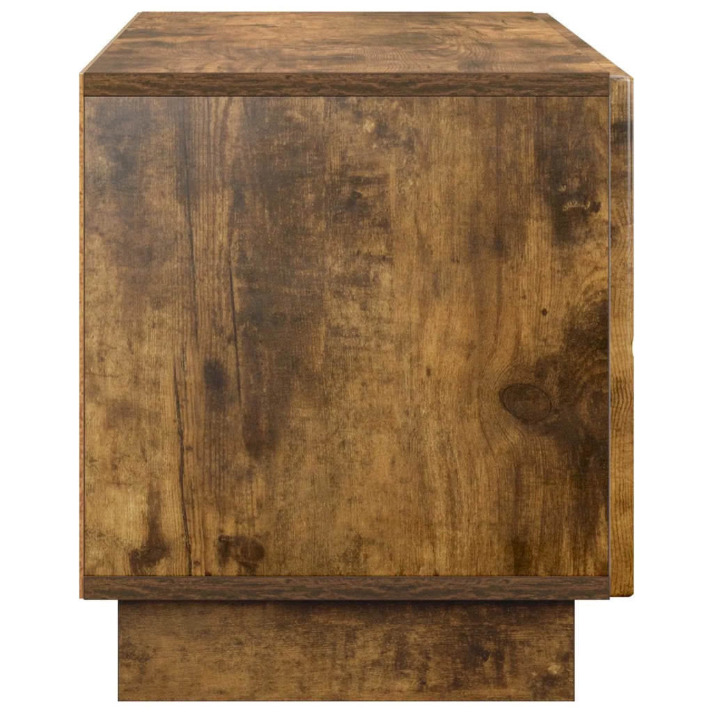 Supporto TV 90 x 34.5 x 40 cm Rovere Fumo Legno ingegnerizzato