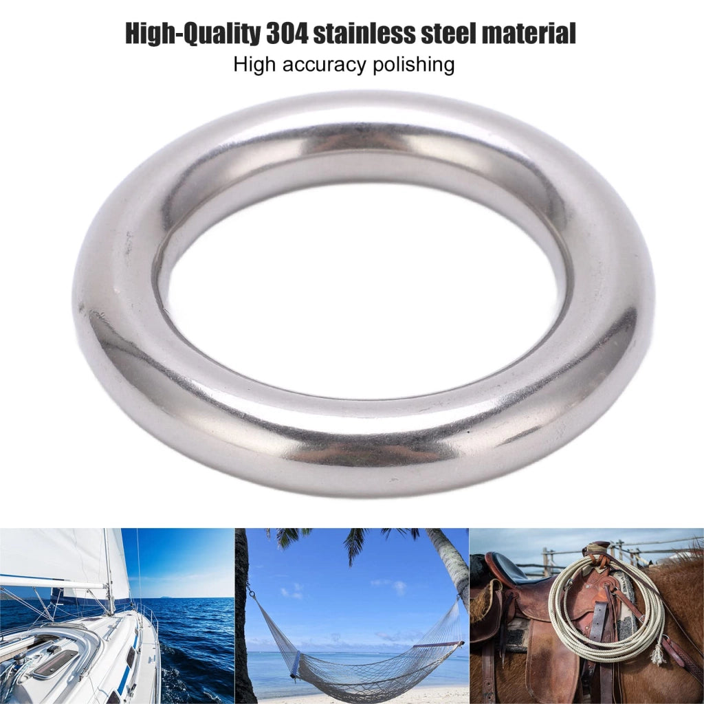 Anello metallico in acciaio inossidabile, 10 x 40 mm, ad alta resistenza, ideale per immersioni