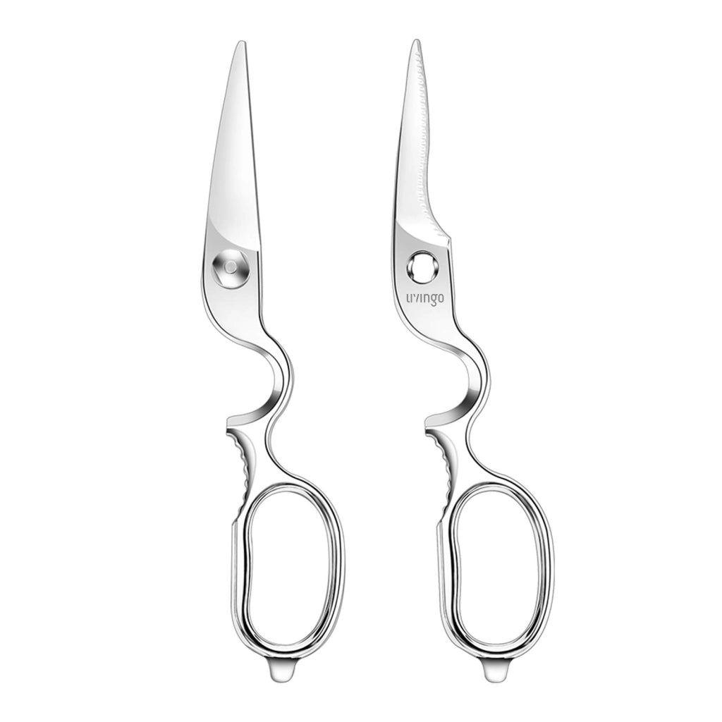 Forbice da cucina forgiata, in acciaio inossidabile, 21,6 cm, multifunzione