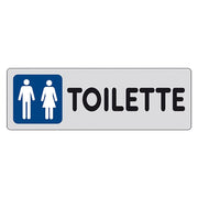 ETICHETTA SEGNALETICA TOILETTE UOMINI/DONNE