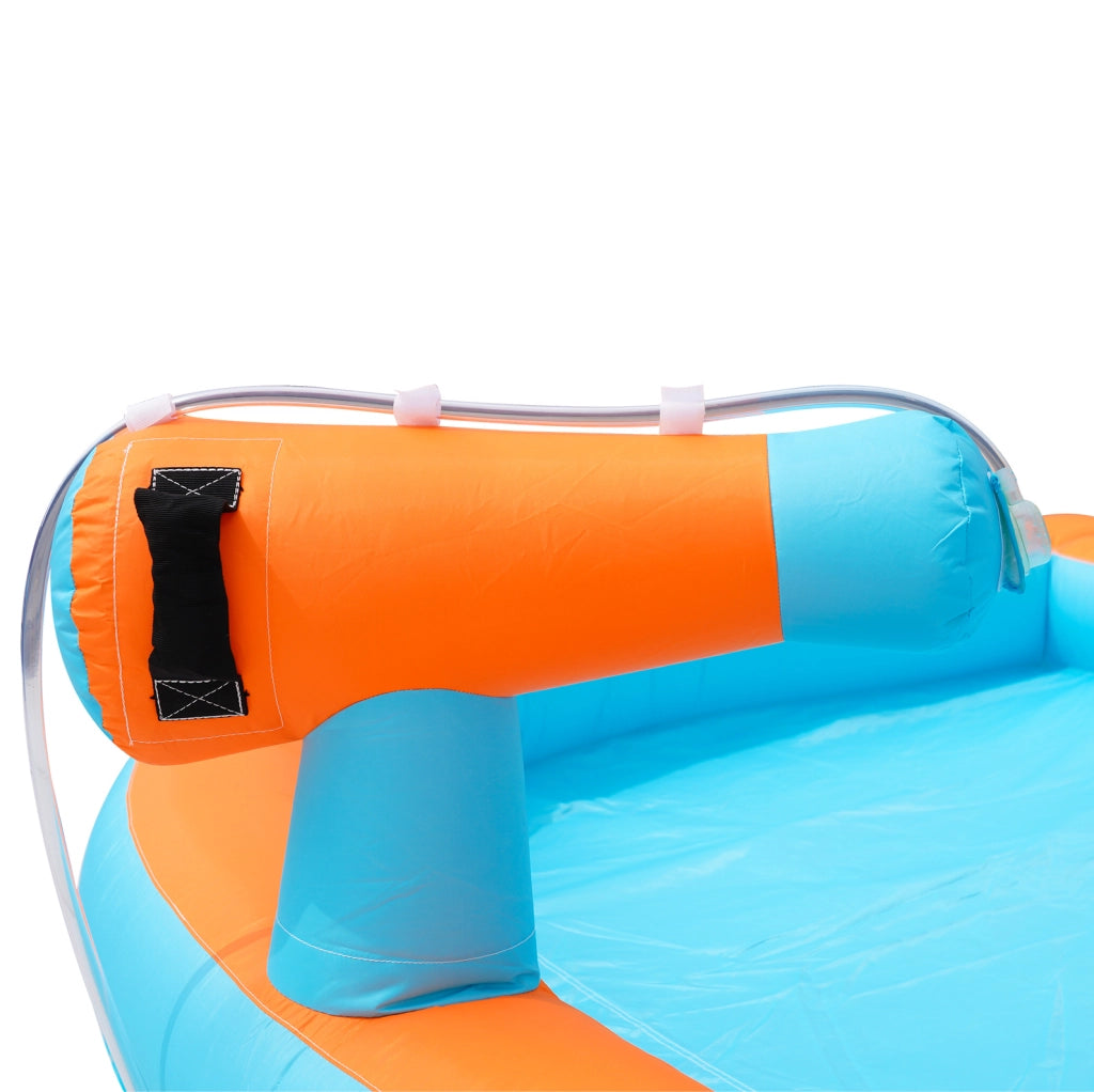 Castello gonfiabile da esterno 460x343x190 cm Oxford multicolore, 2 piscine