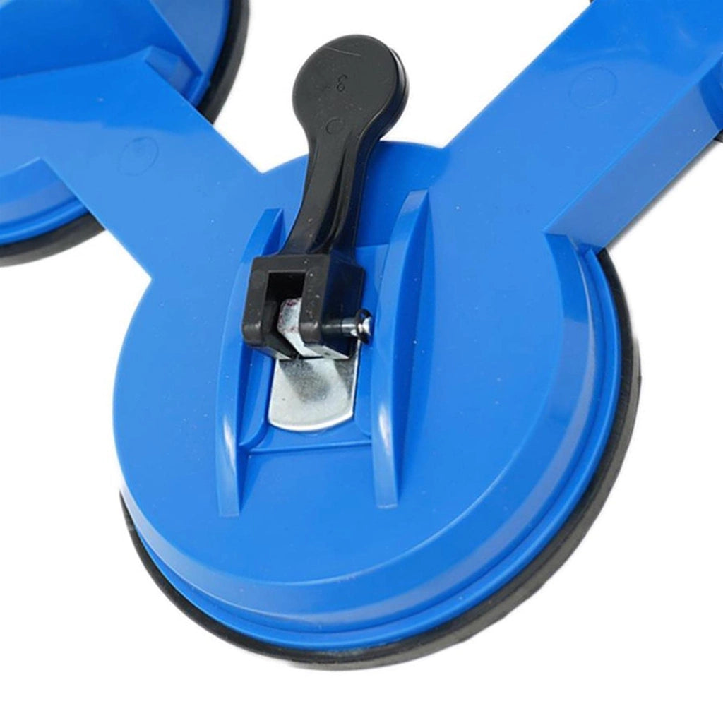 Aspiratore a ventosa triplo per vetro e piastrelle, capacità 100 kg, in plastica