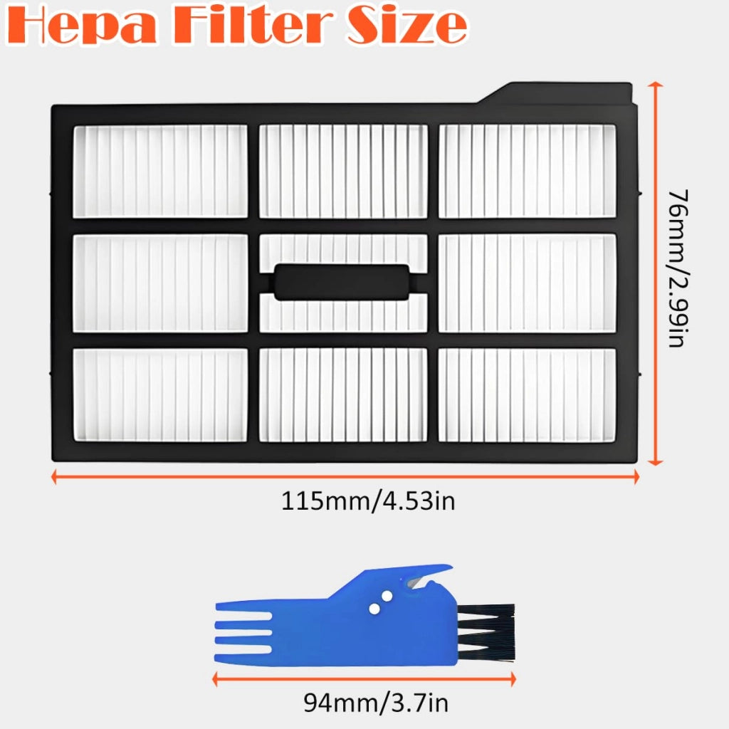 Filtro HEPA per aspirapolvere Eufy E28/E25 Omni, confezione da 6, lavabile