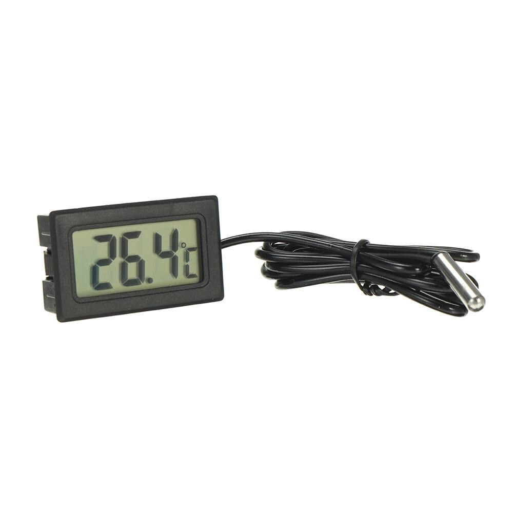 Termometro digitale LCD, da -50 a +110 °C, per frigorifero e acquario