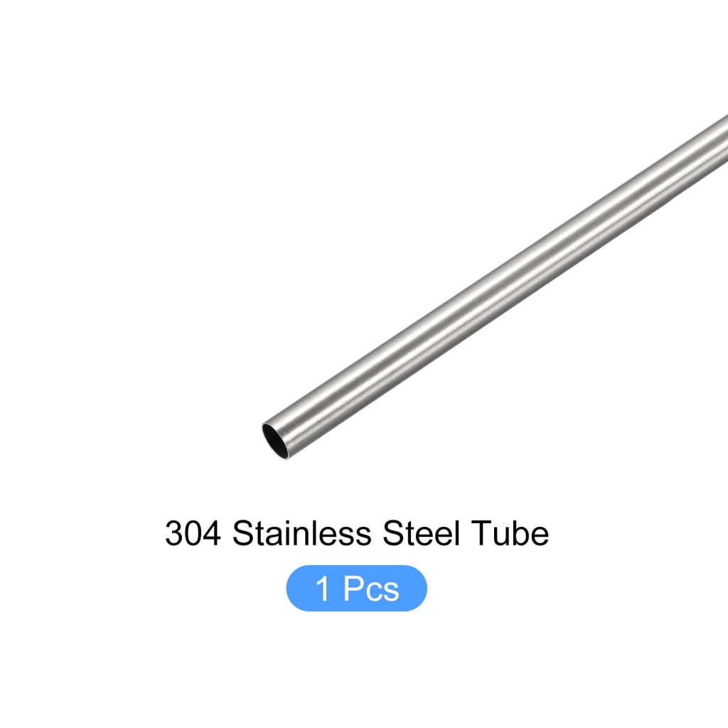 Tubo in acciaio inossidabile, diametro esterno 14 mm, spessore 0,5 mm, lunghezza 250 mm, dritto