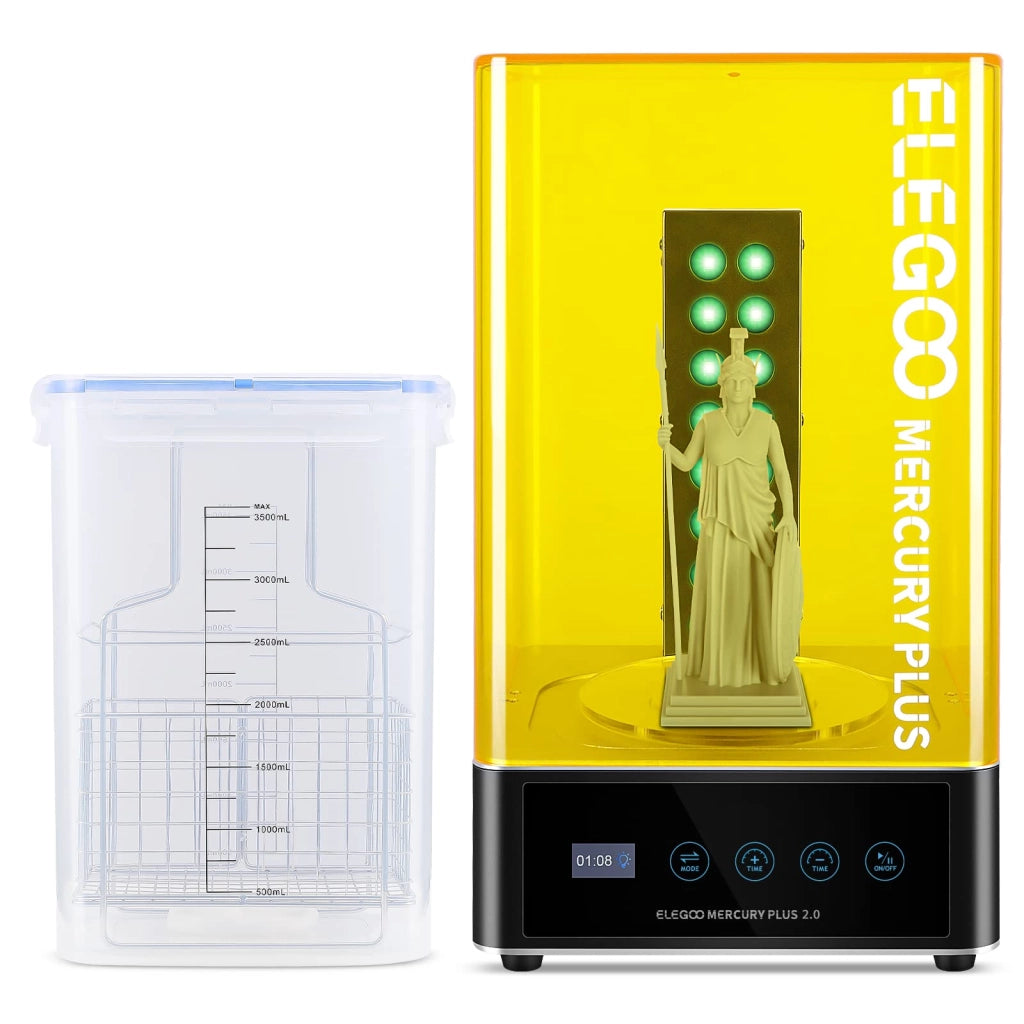 Macchina 2-in-1 a LED UV per il lavaggio e l'indurimento di modelli stampati in 3D