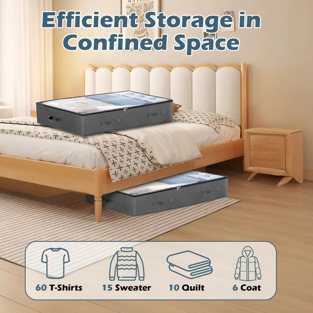 Set di 5 sacche pieghevoli da 65 litri, con cerniera