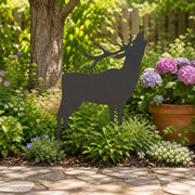 Palo da Giardino 46 x 30 cm Acciaio Nero 8014416