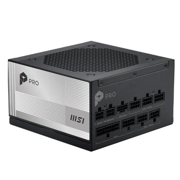 MSI ALIMENTATORE PRO A850PL PCIE5, EU,  850W, FULL-MODULAR , PLATINUM