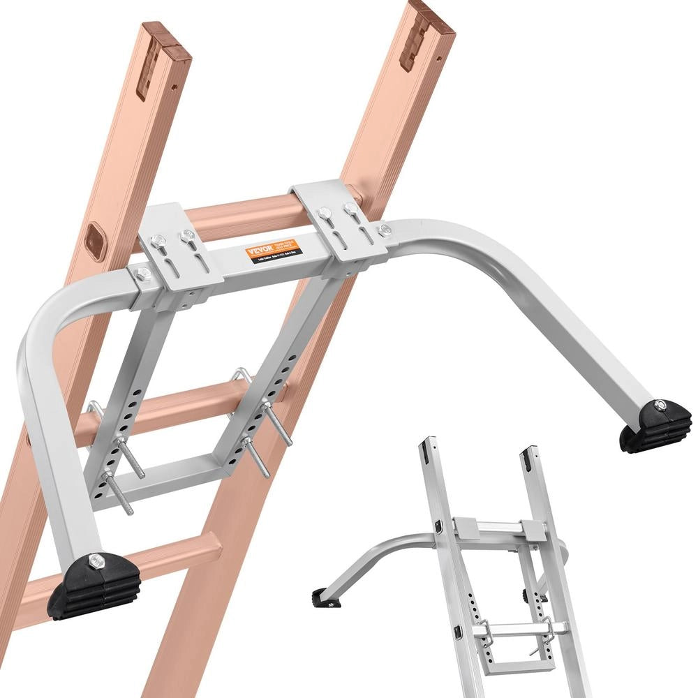 Stabilizzatore per scale KH-WD02 in acciaio al carbonio, distanziatore da parete regolabile argento opaco, carico 150 kg per fai da te
