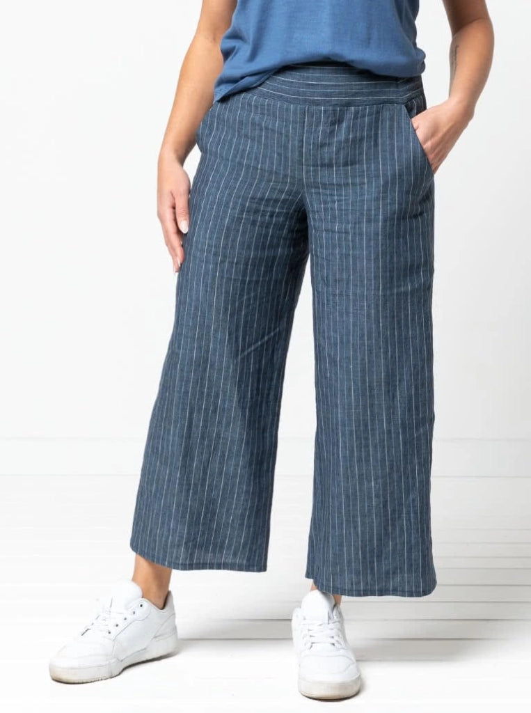 Cartamodello per pantalone da donna – Fifi con gamba larga (taglie 10-22)
