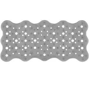 Tappeto vasca Ice trasparente antiscivolo con ventose 33 × 70 cm