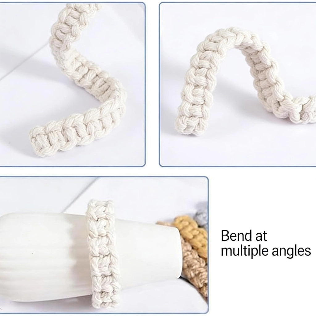 Nastri per tende, 6 pezzi, 25 cm, color marrone