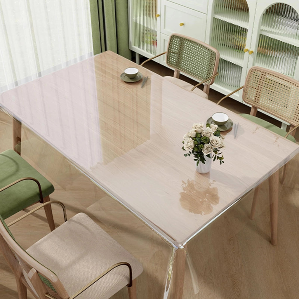 Tovaglia trasparente, 140x180 cm, in PVC, lavabile